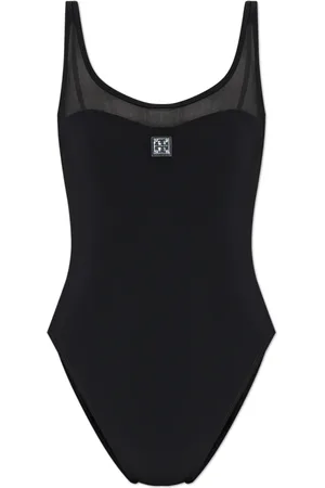 Tory Burch Dames, Badkleding, Zwart, Maat: L