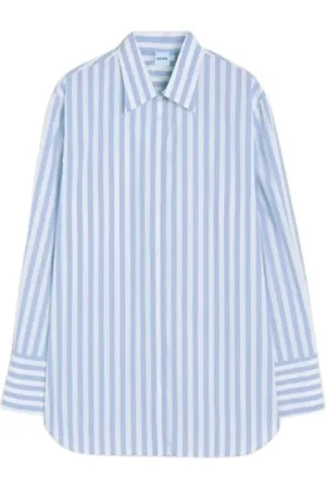 Aspesi Dames, Blouses & Shirts, Blauw, Maat: XS Katoen