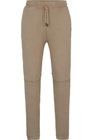 HUGO BOSS Heren, Broeken, Bruin, Maat: XL Katoen