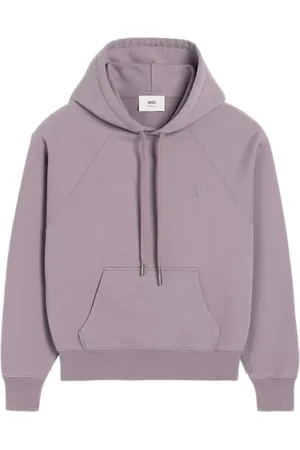 Ami Dames, Sweatshirts & Hoodies, Paars, Maat: L Katoen