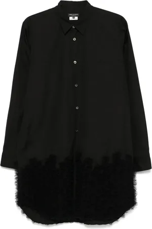 Comme des Garçons Heren, Overhemden, Zwart, Maat: M