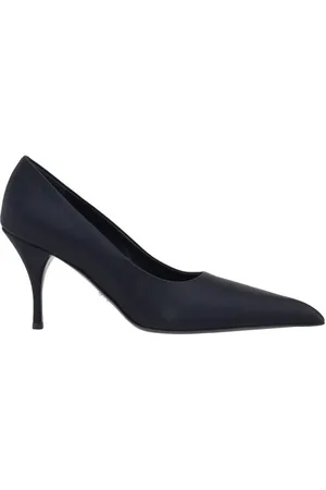 Prada Dames, Schoenen, Blauw, Maat: 37 1/2 EU Zijde