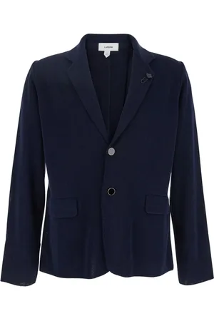 LARDINI Heren, Jassen, Blauw, Maat: L Katoen