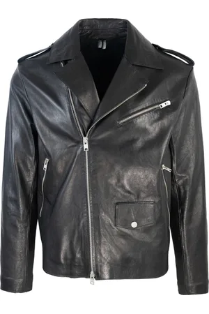 DFOUR Heren, Jassen, Zwart, Maat: 2XL Leer