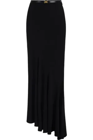 Elisabetta Franchi Dames, Rokken, Zwart, Maat: XL Poliester