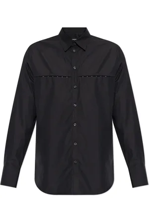 Dsquared2 Heren, Overhemden, Zwart, Maat: M Katoen