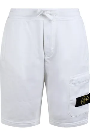 Stone Island Heren, Korte broeken, Wit, Maat: S Katoen