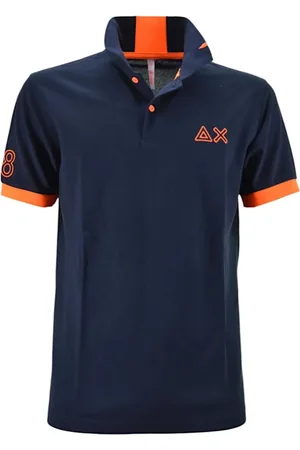 sun68 Heren, Tops, Blauw, Maat: 2XL Katoen