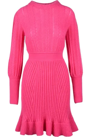 ANTONINO VALENTI Dames, Jurken, Roze, Maat: S Wol