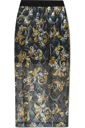 VERSACE Dames, Rokken, Zwart, Maat: M