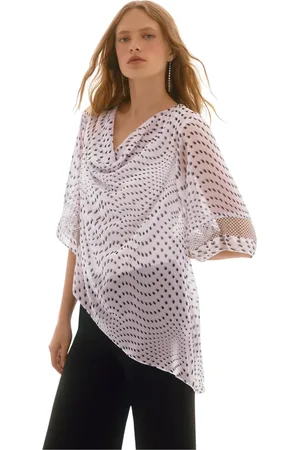 Joseph Ribkoff Dames, Blouses & Shirts, Wit, Maat: 3XL