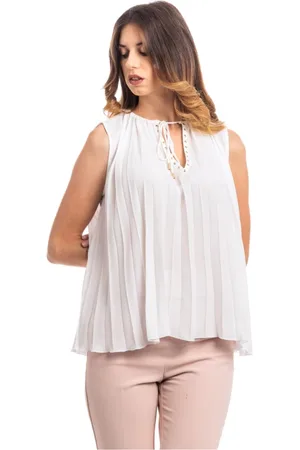 Liu Jo Dames, Blouses & Shirts, Wit, Maat: M Poliester