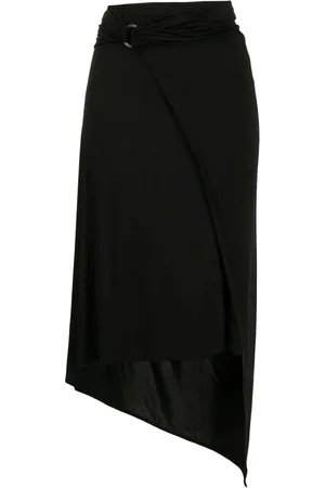 Paco rabanne Dames, Rokken, Zwart, Maat: XS Viscose