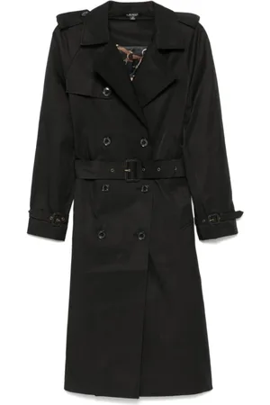 Ralph Lauren Dames, Mantels, Zwart, Maat: M Katoen