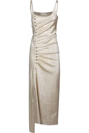 Paco rabanne Dames, Jurken, Grijs, Maat: 2XS Viscose