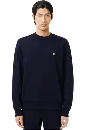 Lacoste Heren, Sweatshirts & Hoodies, Blauw, Maat: S Katoen