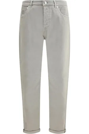 Brunello Cucinelli Heren, Broeken, , Maat: M Katoen