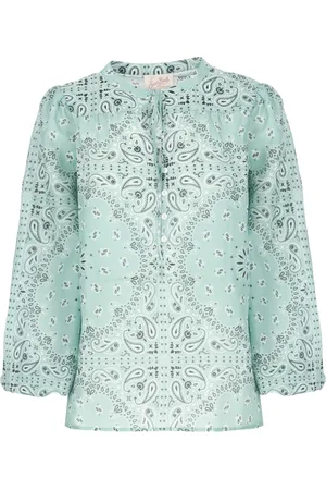 MC2 SAINT BARTH Dames, Blouses & Shirts, Groen, Maat: S Katoen