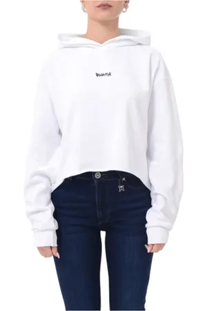 DISCLAIMER Dames, Sweatshirts & Hoodies, Wit, Maat: M