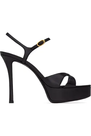 Saint Laurent Dames, Schoenen, Zwart, Maat: 38 1/2 EU