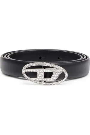 Diesel Dames, Accessoires, Zwart, Maat: 120 CM Leer