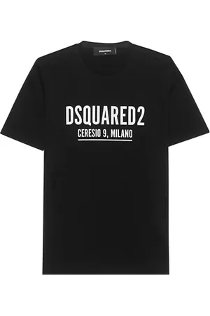 Dsquared2 Heren, Tops, Zwart, Maat: M Katoen