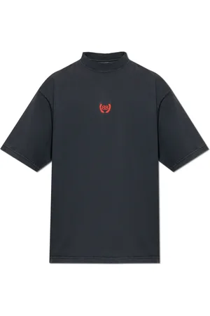 Balenciaga Heren, Tops, Zwart, Maat: M Katoen