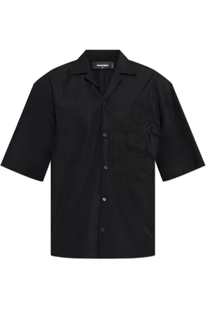 Dsquared2 Heren, Overhemden, Zwart, Maat: 2XL Katoen