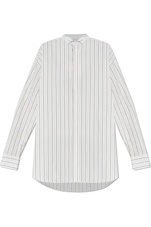 Ami Dames, Blouses & Shirts, Wit, Maat: M Katoen