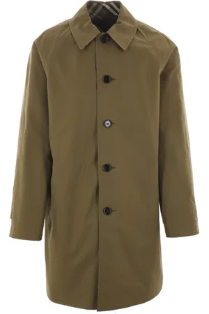 Burberry Heren, Mantels, Groen, Maat: M Katoen