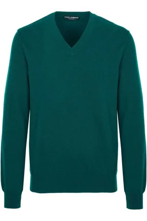 Dolce & Gabbana Heren, Truien, Groen, Maat: 4XL Kasjmier