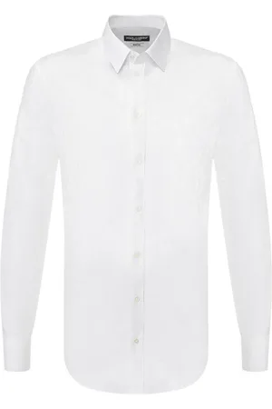 Dolce & Gabbana Heren, Overhemden, Wit, Maat: L L34 Katoen