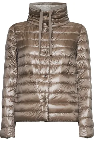 HERNO Dames, Jassen, Bruin, Maat: 3XL Nylon