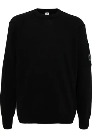 C.P. Company Heren, Truien, Zwart, Maat: 2XL Wol