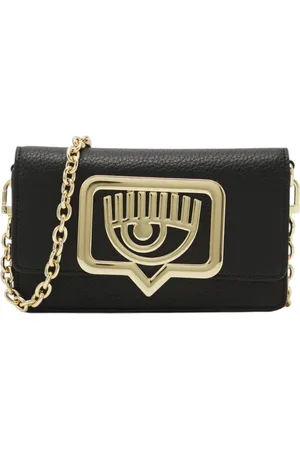 Chiara Ferragni Dames, Tassen, Zwart, Maat: ONE Size Leer