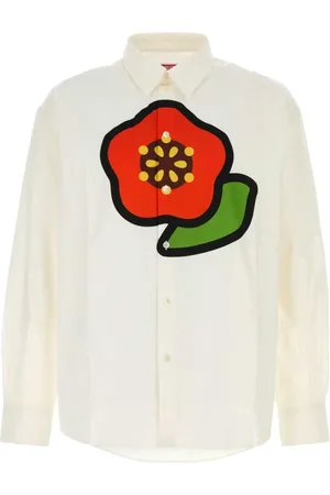 Kenzo Heren, Overhemden, , Maat: XL Katoen