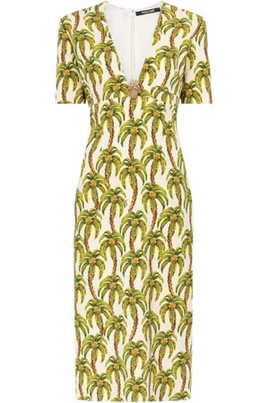 Roberto Cavalli Dames, Jurken, Groen, Maat: 2XL