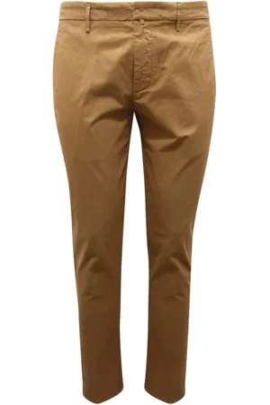 Dondup Heren, Broeken, Bruin, Maat: W32