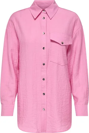 ONLY Dames, Blouses & Shirts, Roze, Maat: S