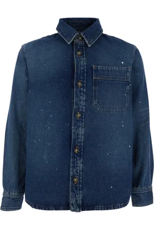A.P.C. Heren, Overhemden, Blauw, Maat: M Katoen