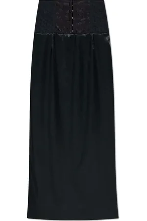 Dolce & Gabbana Dames, Rokken, Zwart, Maat: XS Satijn