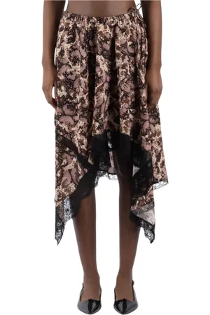 DRIES VAN NOTEN Dames, Rokken, Bruin, Maat: S