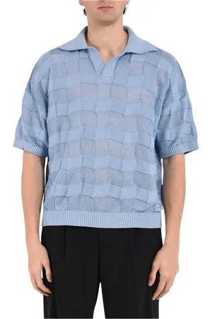 BONSAI Heren, Tops, Blauw, Maat: M Katoen