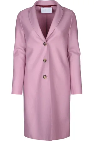 Harris Wharf London Dames, Mantels, Roze, Maat: XS Wol