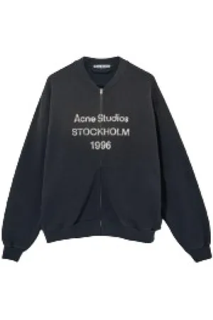 Acne Studios Heren, Sweatshirts & Hoodies, Zwart, Maat: L