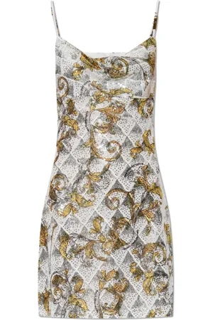 VERSACE Dames, Jurken, Wit, Maat: 2XS