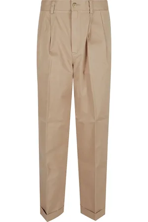 Ralph Lauren Dames, Broeken, Bruin, Maat: 2XS Katoen