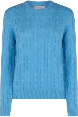 MC2 SAINT BARTH Dames, Truien, Blauw, Maat: XS Wol