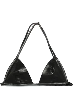 Rick Owens Dames, Badkleding, Zwart, Maat: XS Leer