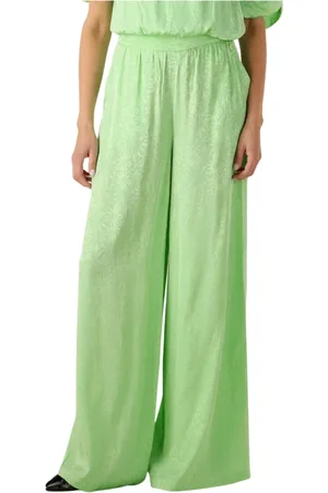 Harper & Yve Dames, Broeken, Groen, Maat: XS Poliester